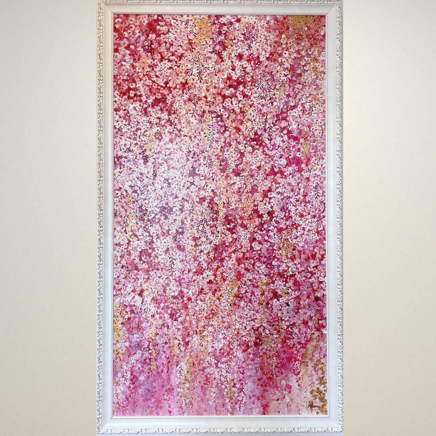 【SOLD 委託作品】Pink&Gold Trip