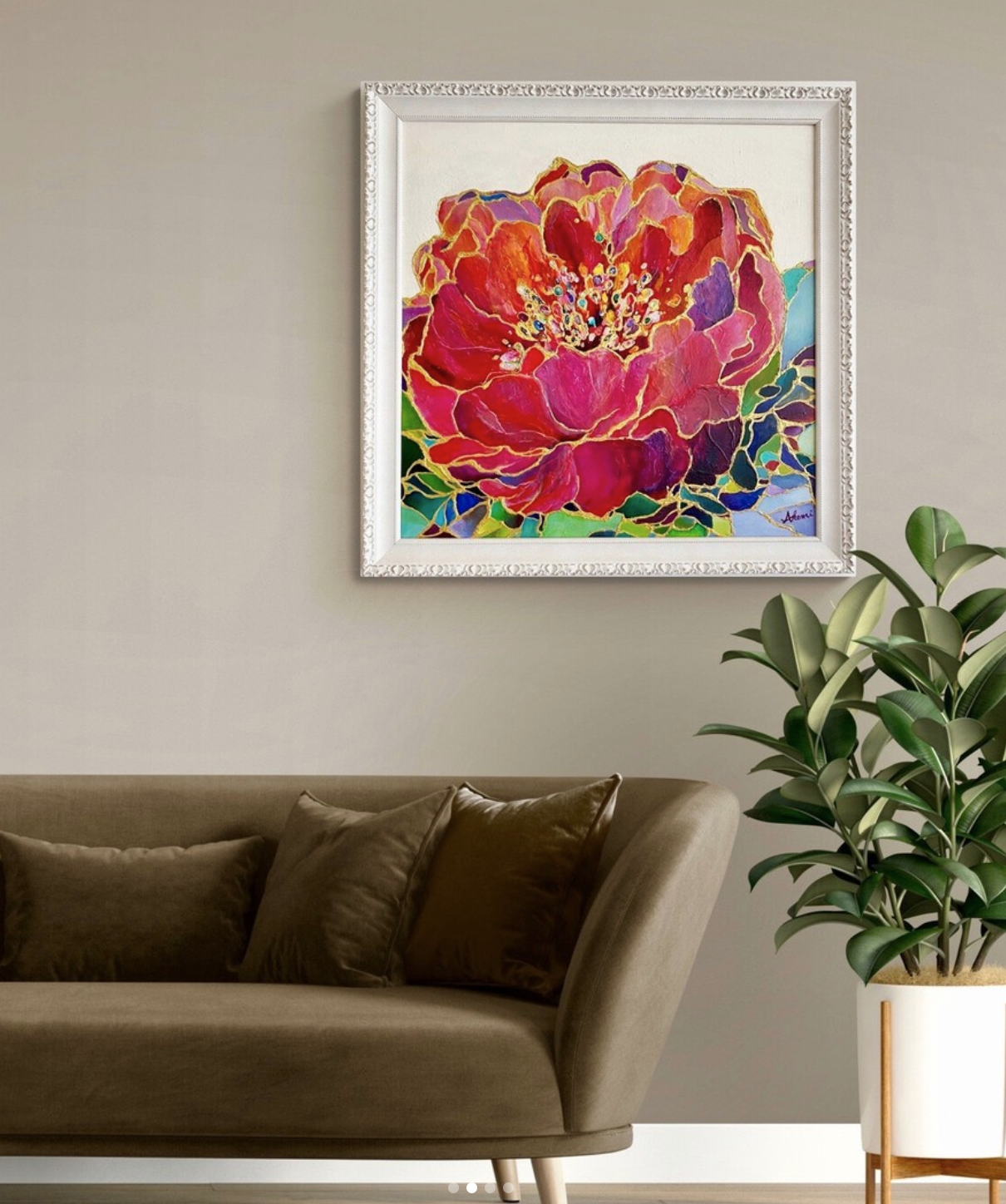 【SOLD 委託作品】Peony Jewels