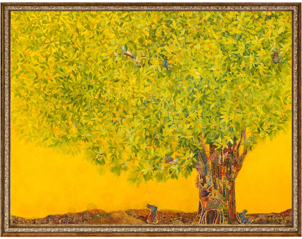 【SOLD 委託作品】幸せの黄色い木