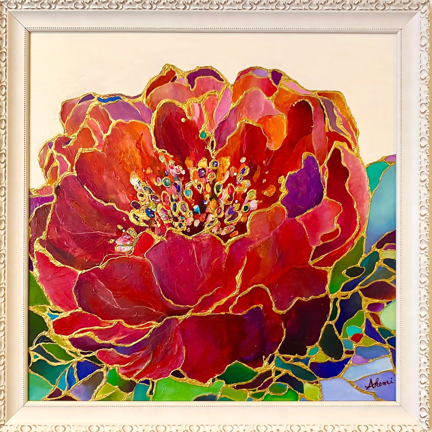 【SOLD 委託作品】Peony Jewels