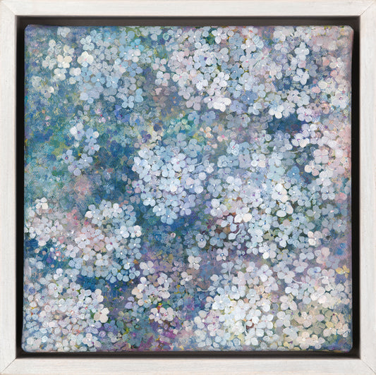 プリント花シリーズー安らぎの紫陽花